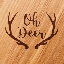 Доска для нарезки "Oh Deer" 30 см